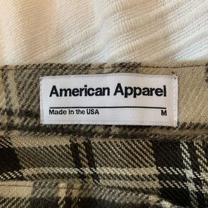 Plaid wool circle skirt